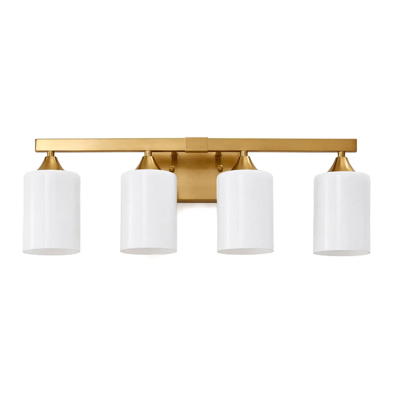 4-Light Brushed Bathroom Vanity Wall Light by HouseOfZazla