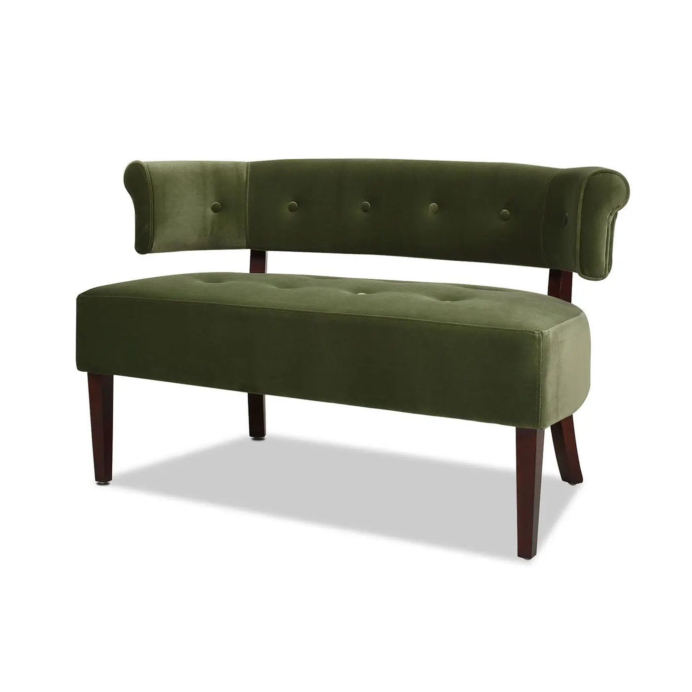 Jared - Versatile Roll Arm Tufted Bench Settee by HouseOfZazla
