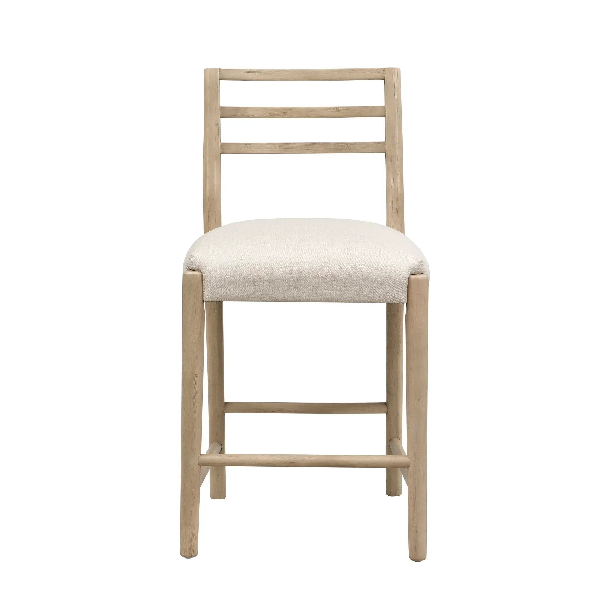 Counter Stool with Ladder Back (Set of 2) by HouseOfZazla