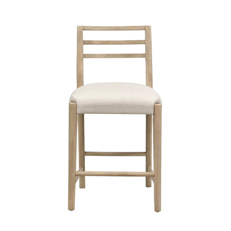 Counter Stool with Ladder Back (Set of 2) by HouseOfZazla