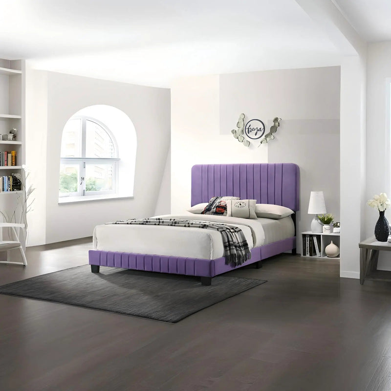 Channel Tufted Bed by Unique Piece Furniture