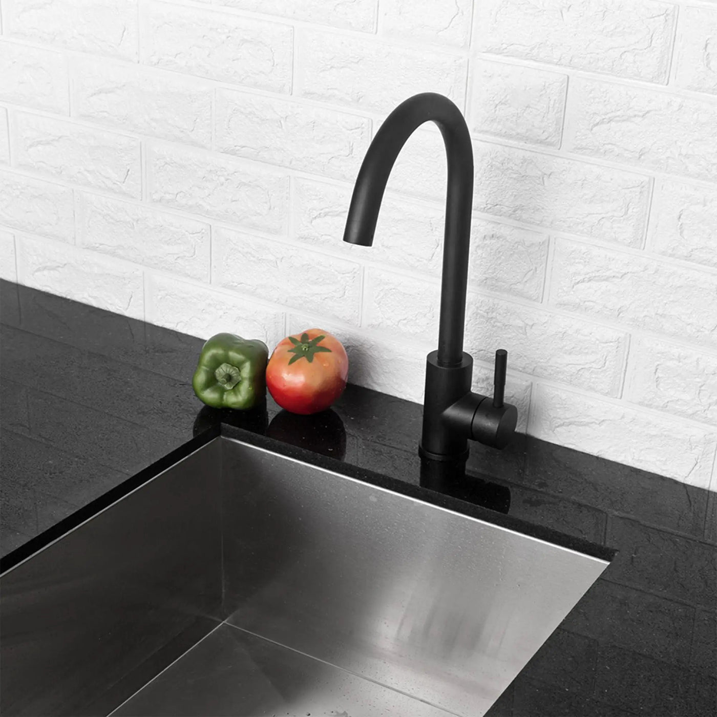 Modern Kitchen Sink Faucet With Single Handle by HouseOfZazla