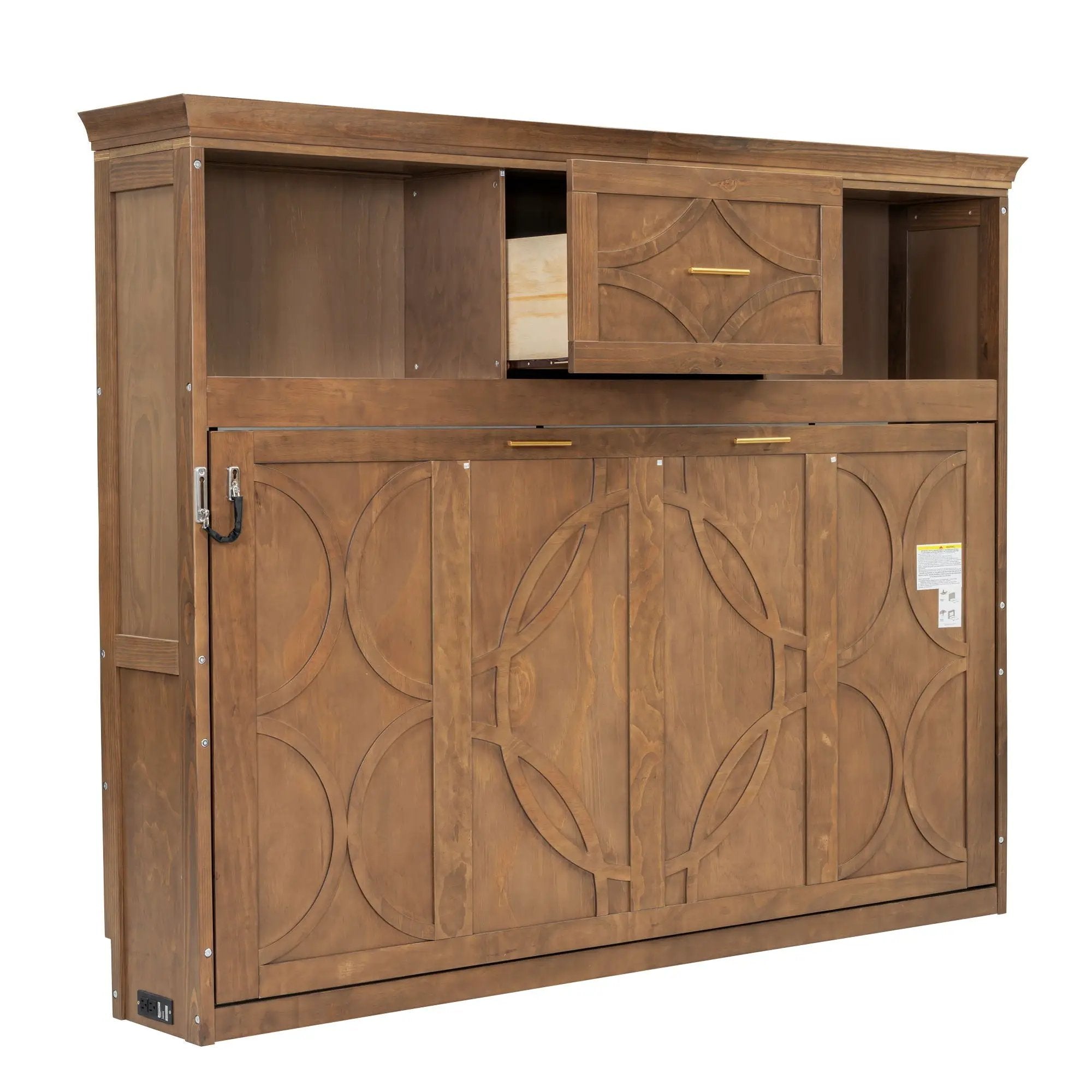 Murphy Bed With Charging Station and Drawer by HouseOfZazla