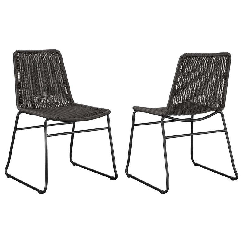 Dacy - Dining Side (Set of 2) And Sturdy Sled Base - Brown