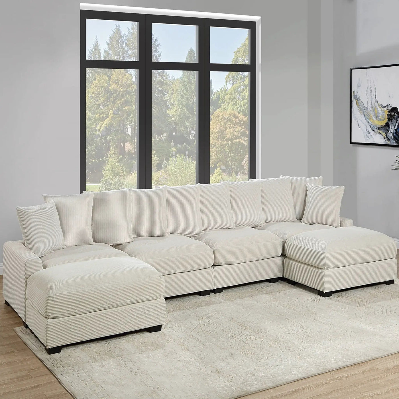 Modular Seating With Pillows by HouseOfZazla