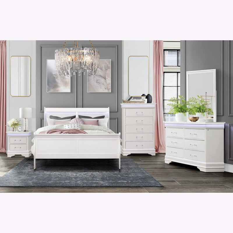 Charlston - Dresser With LED by Unique Piece Furniture