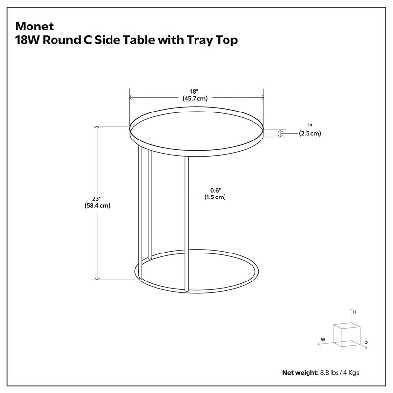 Monet - Metal Table by Unique Piece Furniture