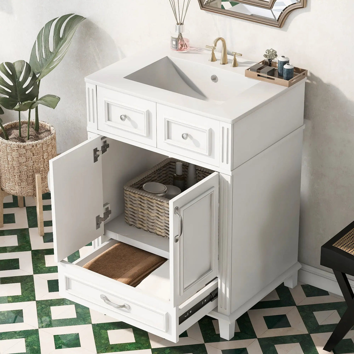 Bathroom Vanity With Sink, Storage Cabinet by Unique Piece Furniture