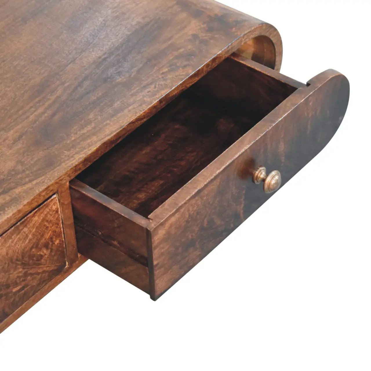 Solid Wood Wall-Mounted California Console Table by HouseOfZazla