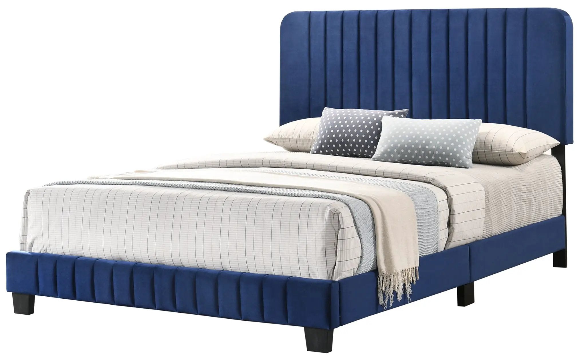 Channel Tufted Bed by Unique Piece Furniture