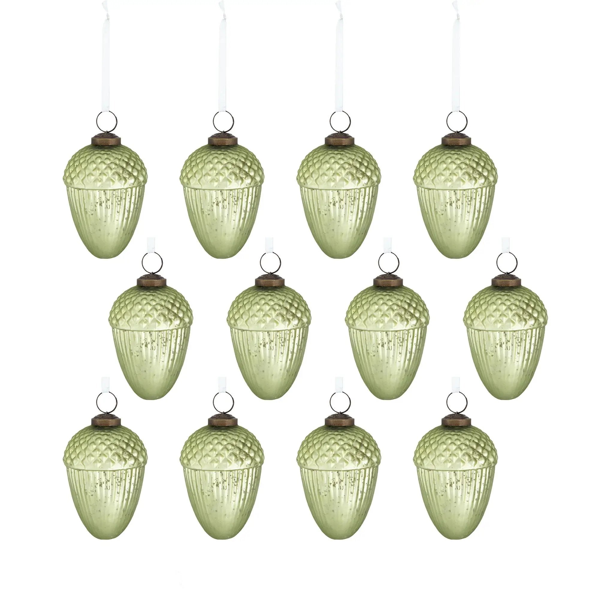 Tear Drop Ornament, Decorative Hanging Christmas Tree Ornaments For Holiday Party Decorations (Set of 12) by HouseOfZazla