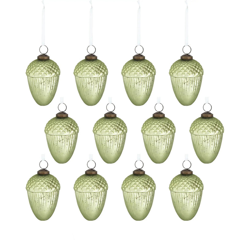 Tear Drop Ornament, Decorative Hanging Christmas Tree Ornaments For Holiday Party Decorations (Set of 12) by HouseOfZazla