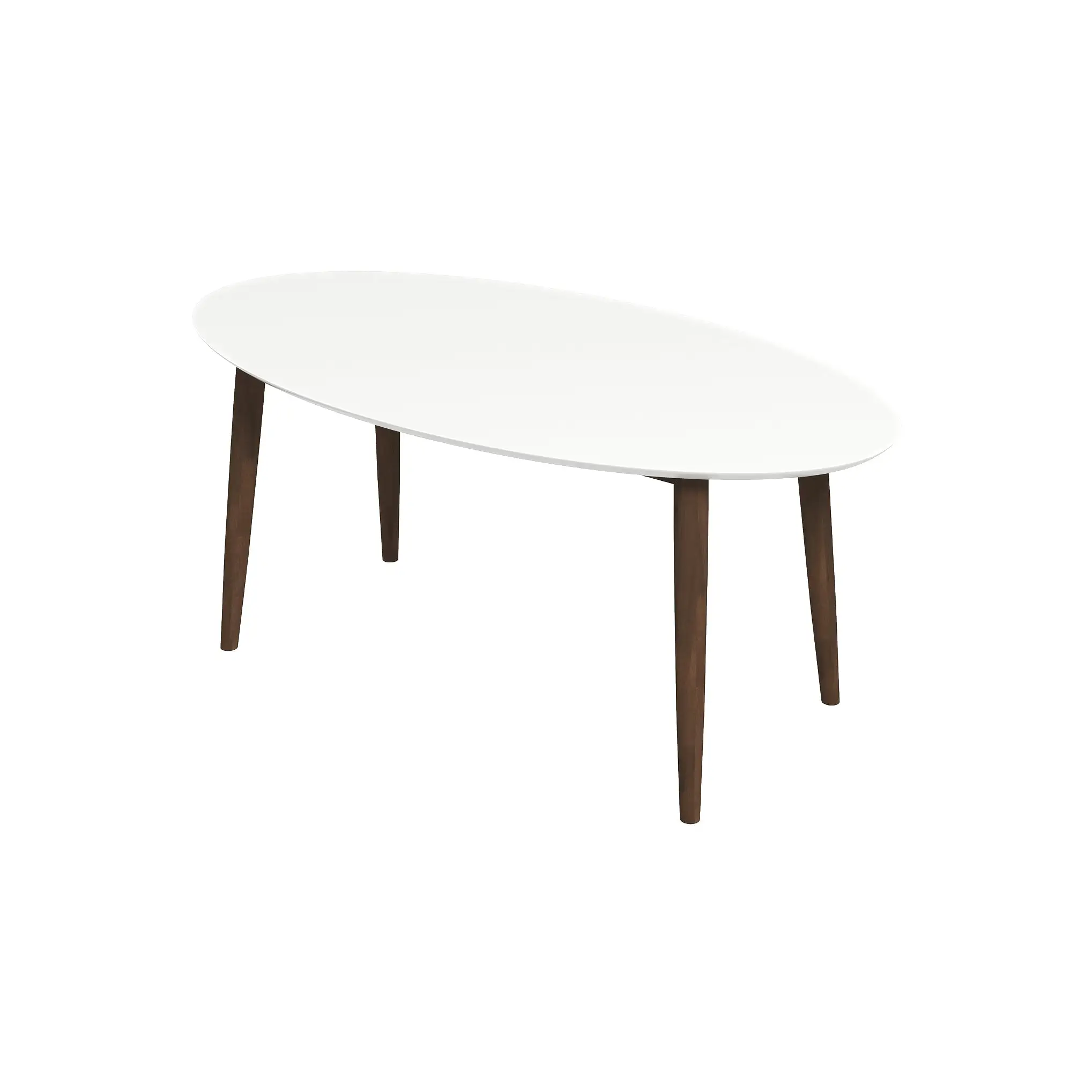Ada Mid Century Modern Style Solid Wood Dining Table by HouseOfZazla