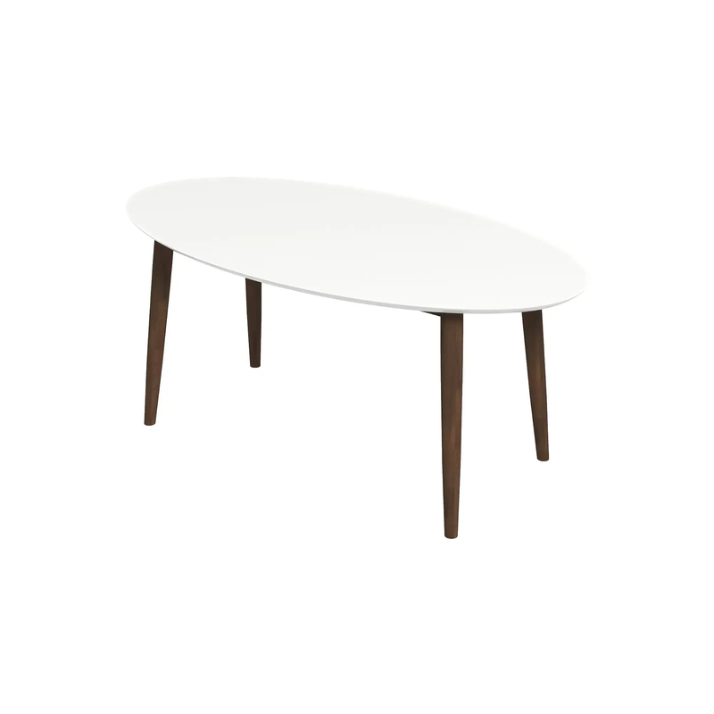 Ada Mid Century Modern Style Solid Wood Dining Table by HouseOfZazla