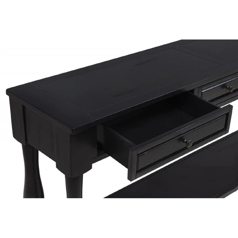 Long Console Table With Drawers And Shelf by Unique Piece Furniture