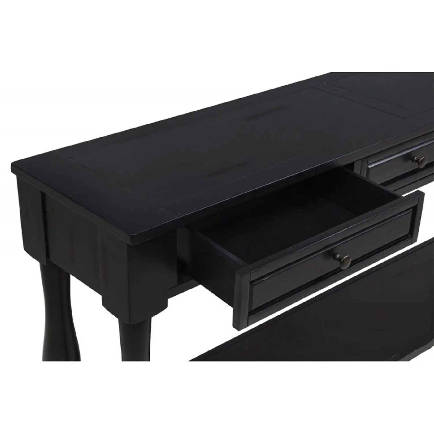 Long Console Table With Drawers And Shelf