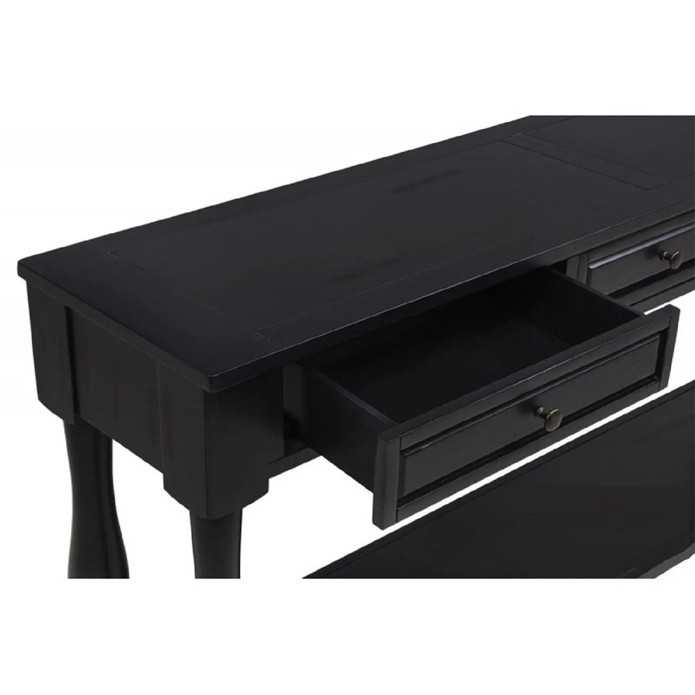 Long Console Table With Drawers And Shelf by Unique Piece Furniture