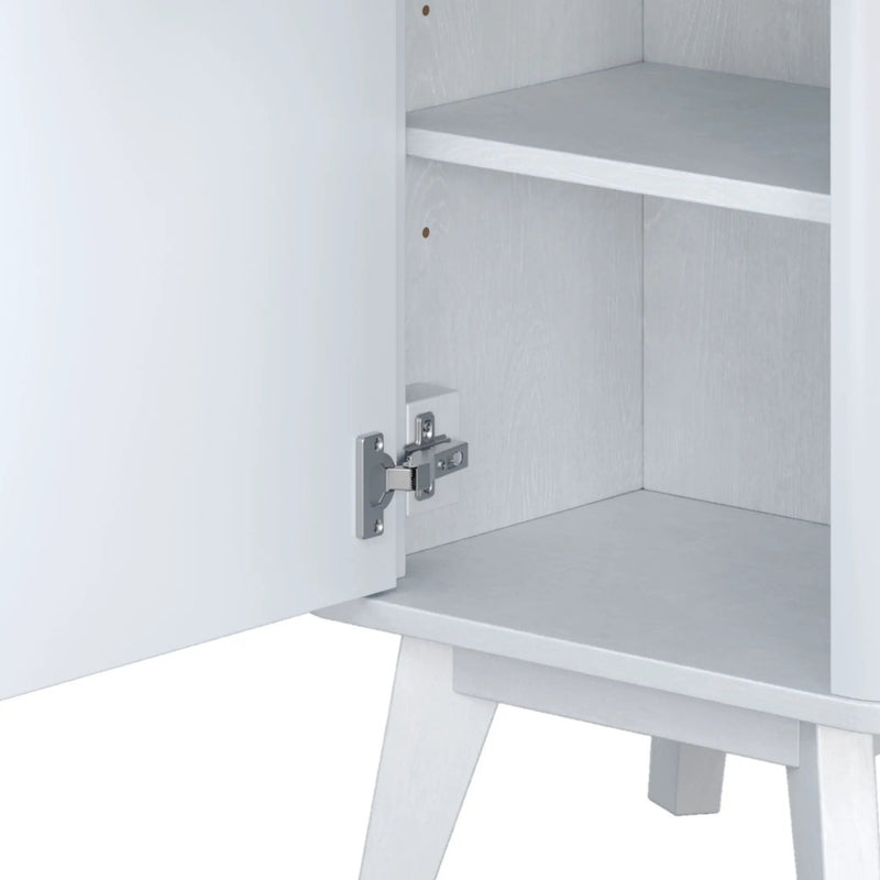 Tall Bathroom Storage Cabinet With Adjustable Shelves And 1 Drawer & Door by HouseOfZazla