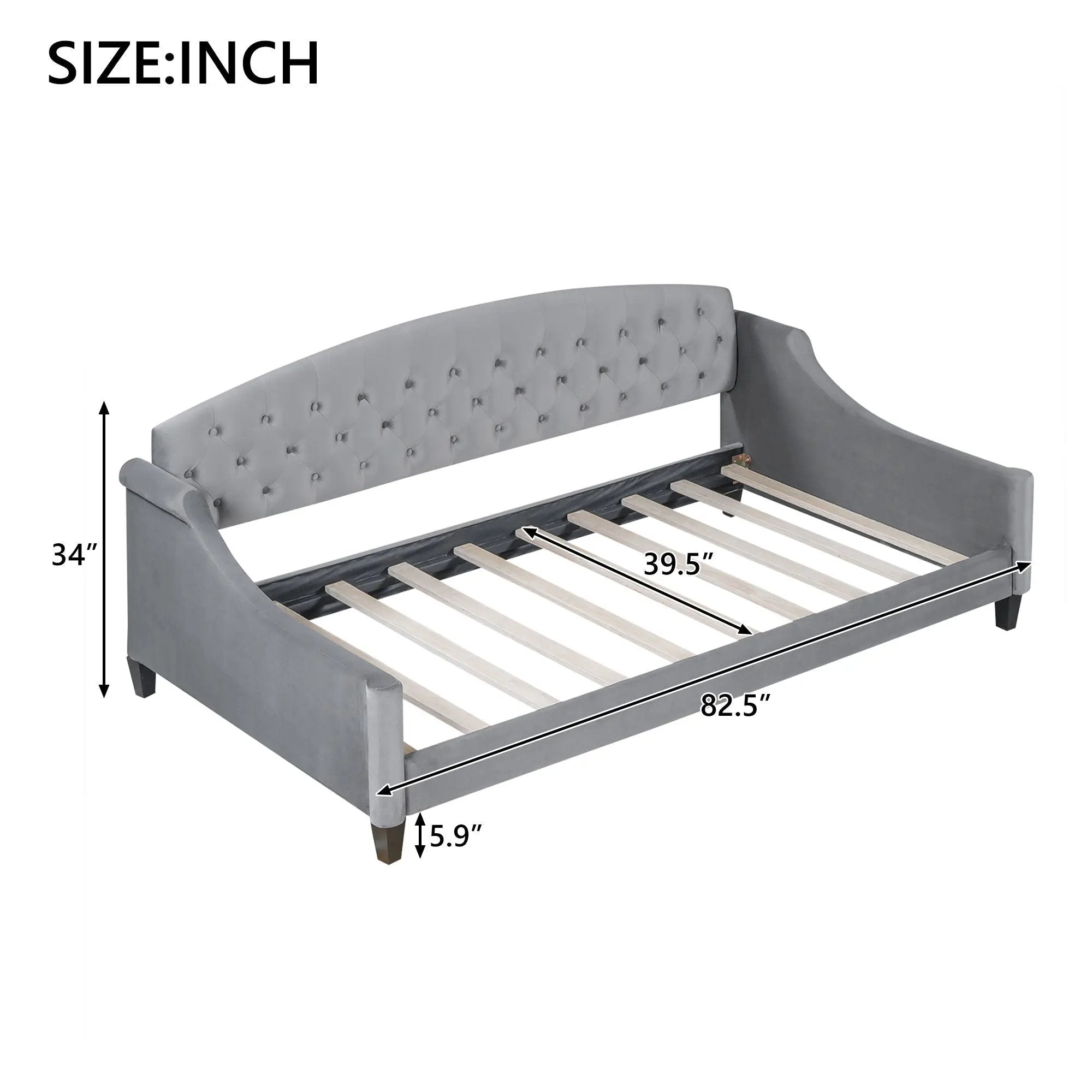Modern Tufted Button Daybed