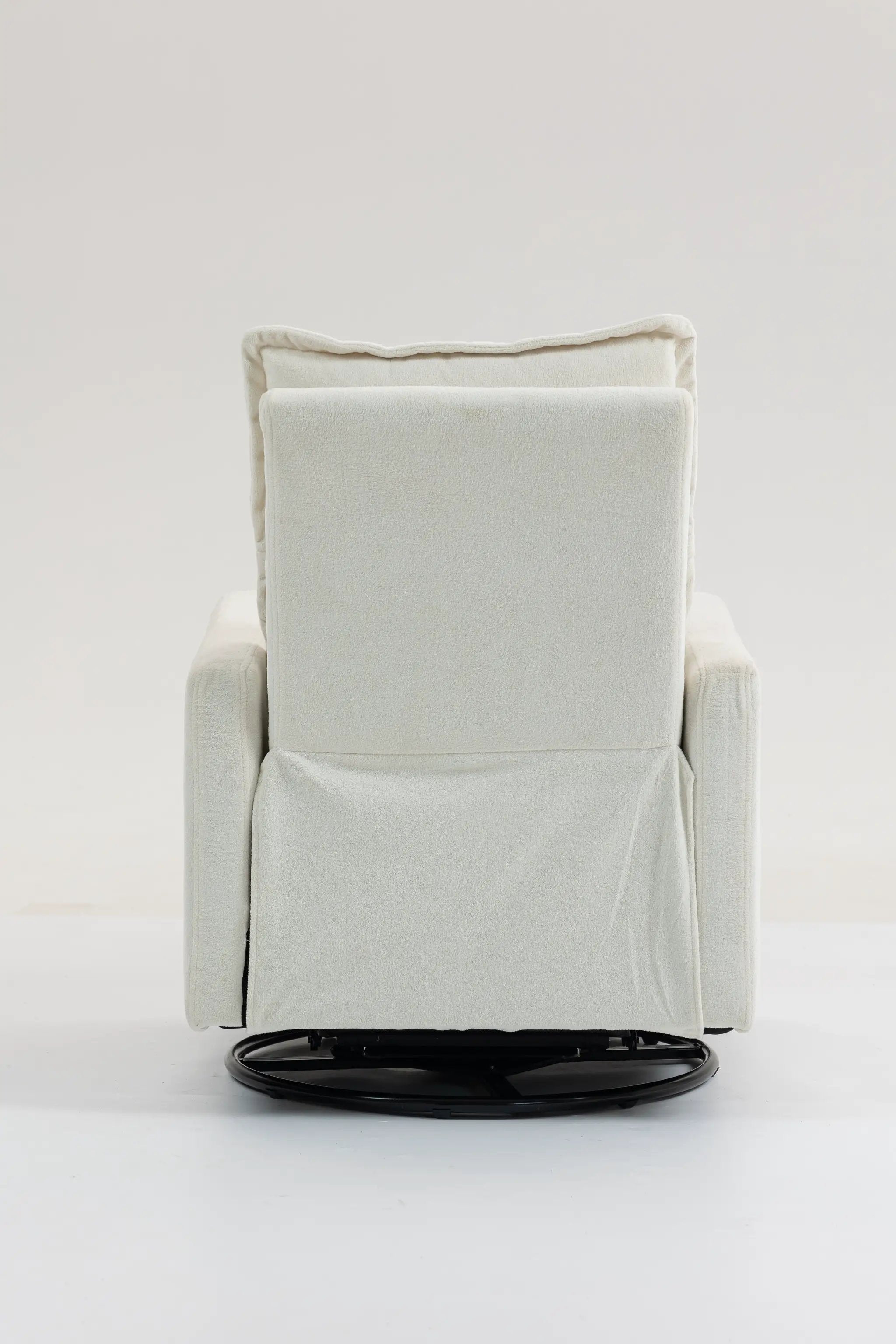 Short Plush Manual Button Armchair Sofa by HouseOfZazla