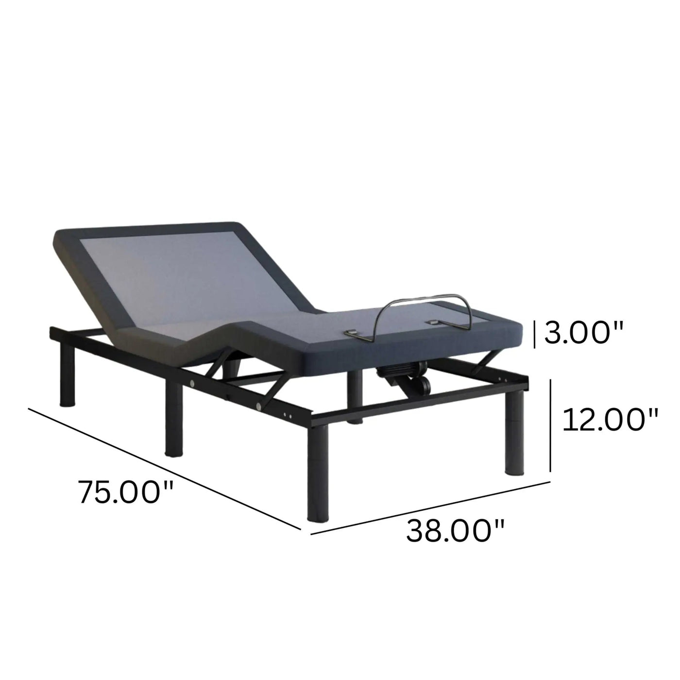 Bt2000 - Adjustable Bed Base With Full-Range Positions Adjustment by HouseOfZazla