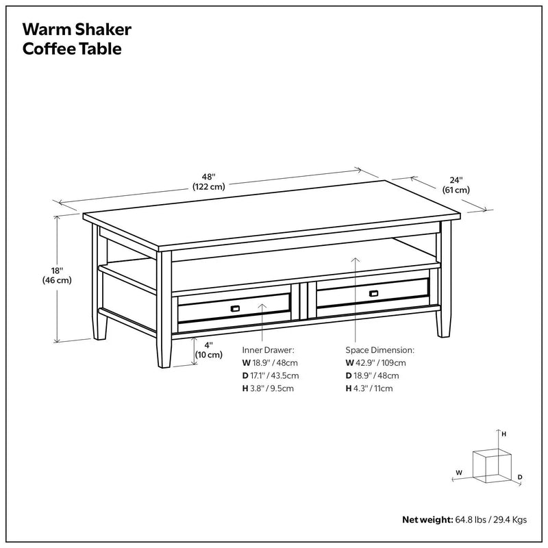 Warm Shaker - Handcrafted Table by HouseOfZazla