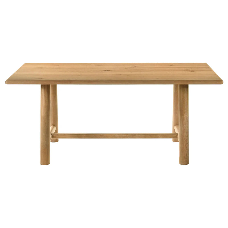 Duncan 7-piece Rectangular Wood Dining Table Set Washed Oak by Unique Piece Furniture