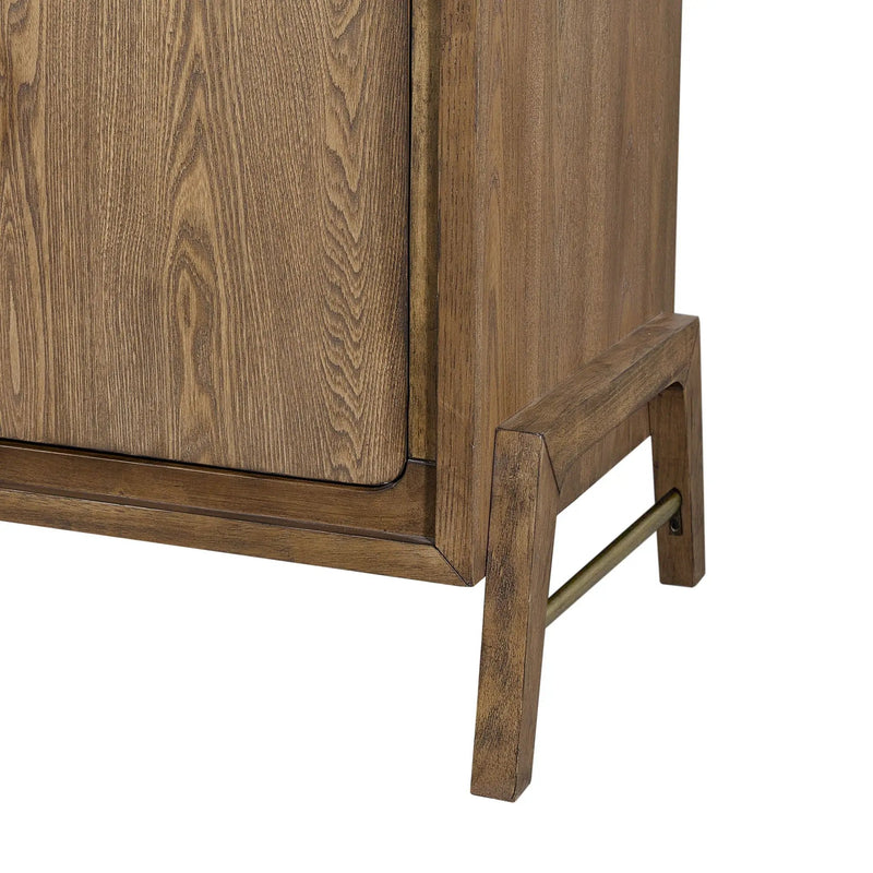 2 Door Server - Light Brown by Unique Piece Furniture