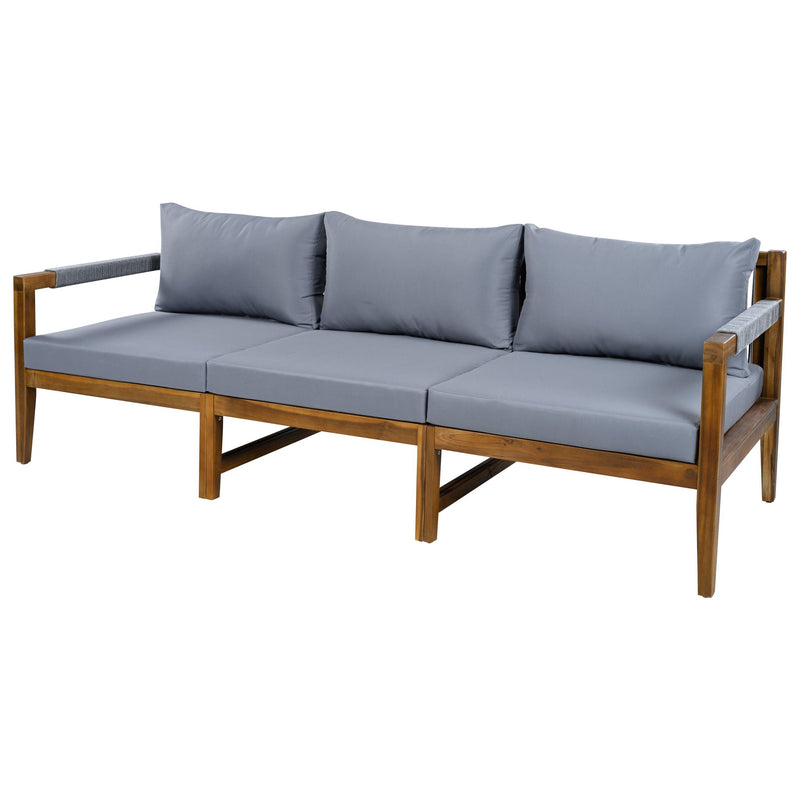 3 Piece Outdoor Sectional Sofa Set by HouseOfZazla