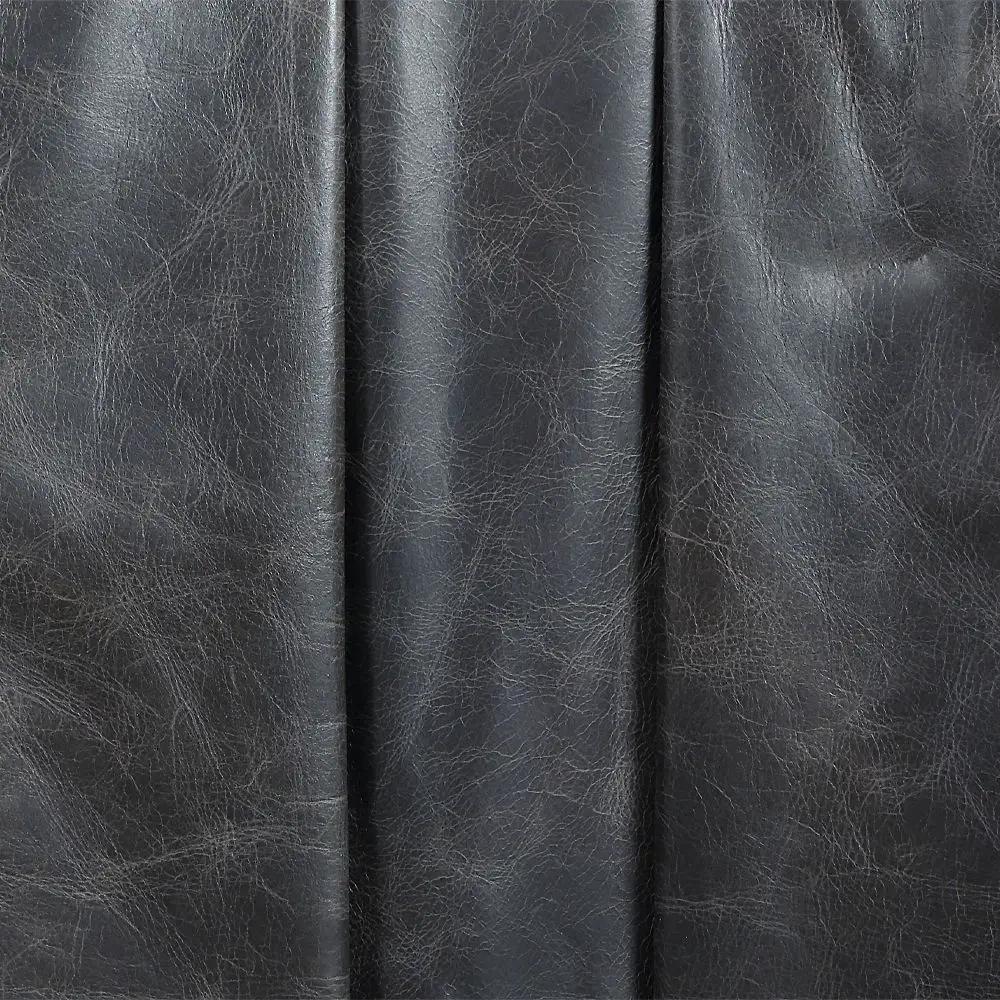 Piotr - Accent Chair With Swivel - Black Top Grain Leather by Unique Piece Furniture