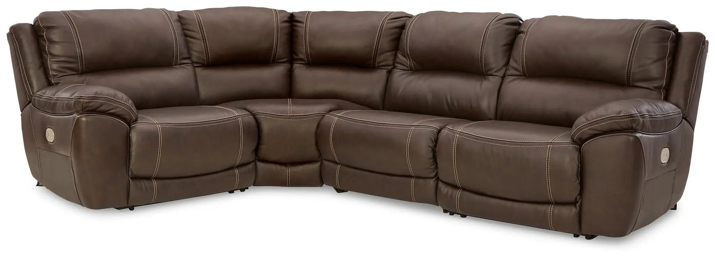 Dunleith - Power Reclining Sectional by Unique Piece Furniture