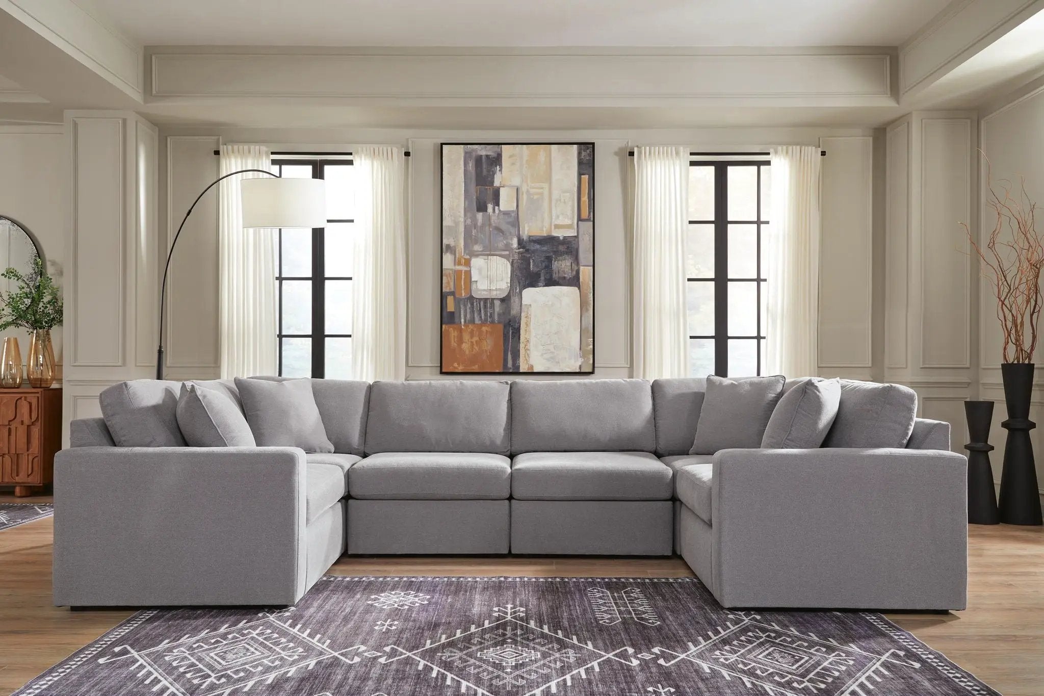 Modmax - Sectional - Granite by Unique Piece Furniture