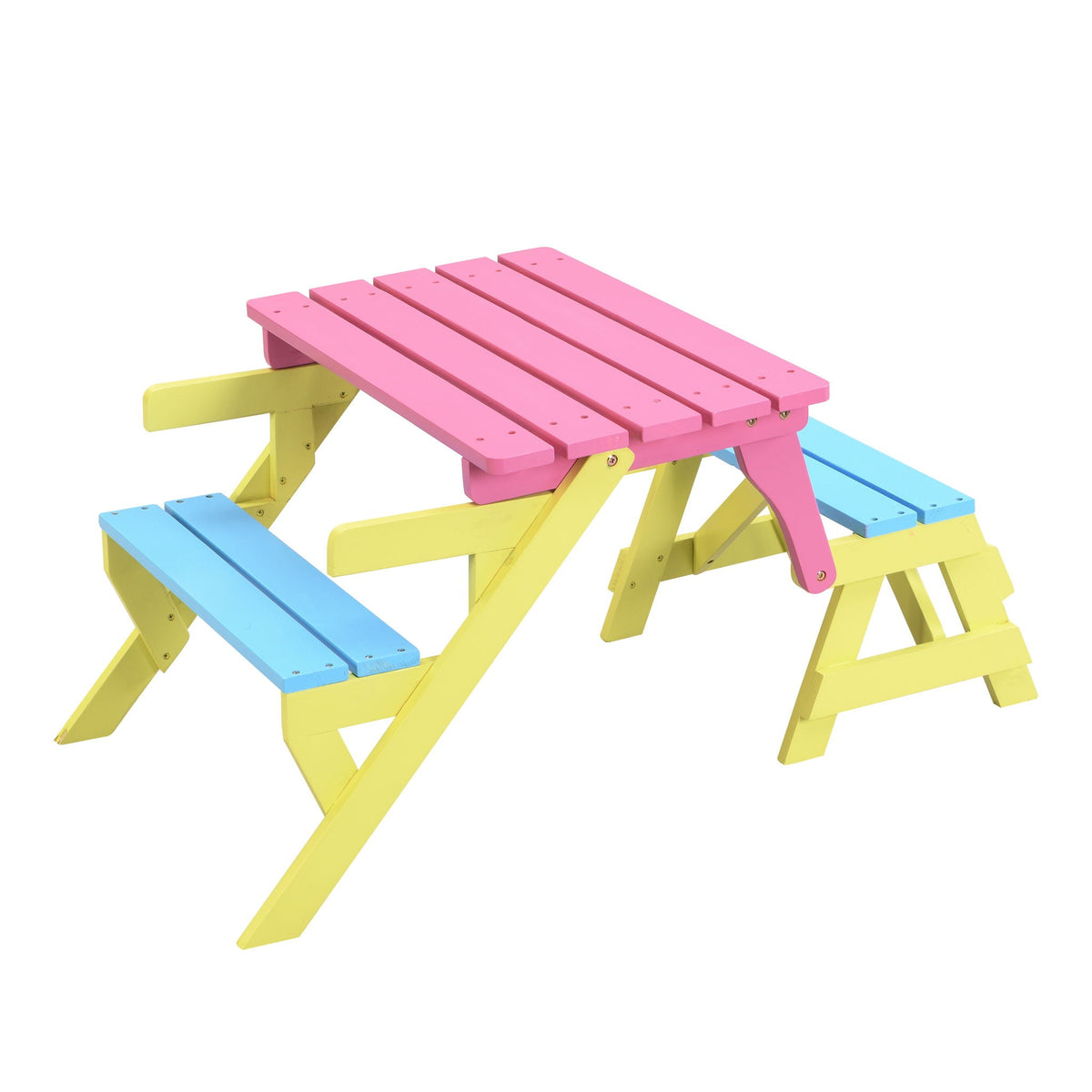 Kids Multi-Functional Arm Chair, Table With 2 Benches All-In-One Set, photo 2 of 14