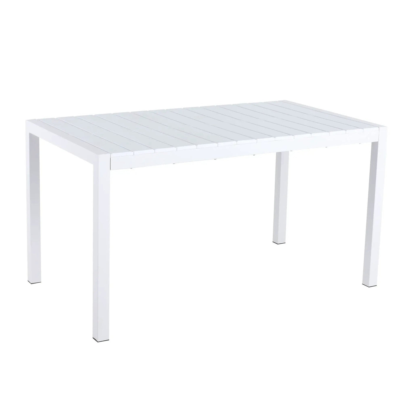 4 Piece Set Of Modern Striped Color- Blocking Single Chairs With Long Table by HouseOfZazla
