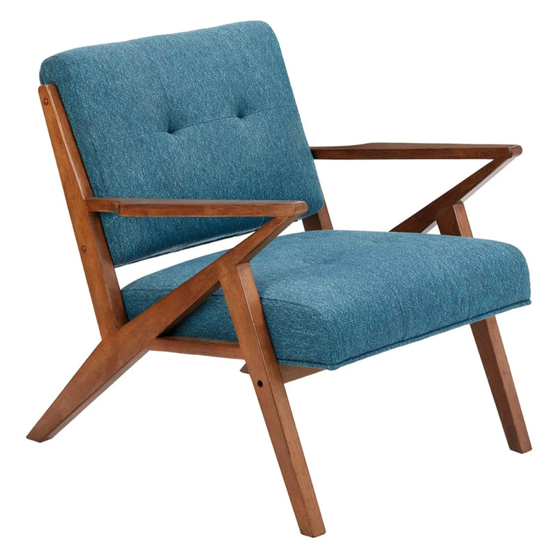 Lounge Chair With Tufted Upholstery And Solid Frame by Unique Piece Furniture