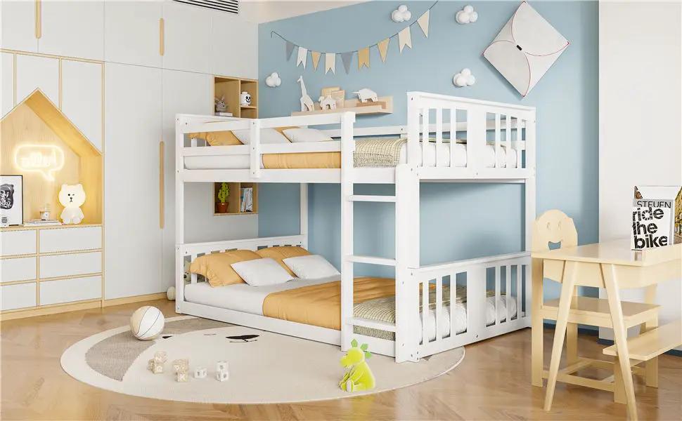 Solid Construction Bunk Bed & Ladder by HouseOfZazla