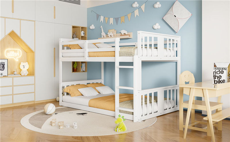 Solid Construction Bunk Bed & Ladder by HouseOfZazla