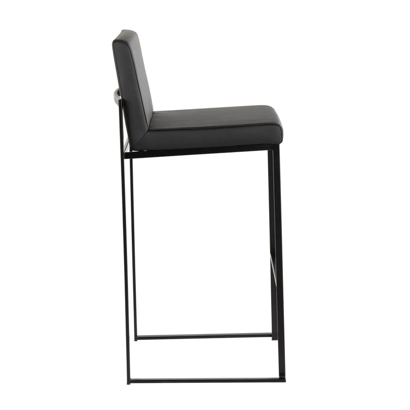 Fuji - Contemporary High Back Barstool Elegant Design by HouseOfZazla