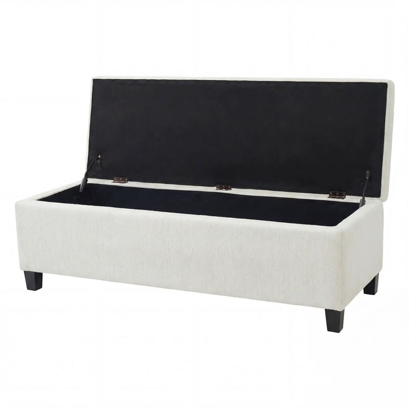 Upholstered Storage Ottoman Bench by HouseOfZazla