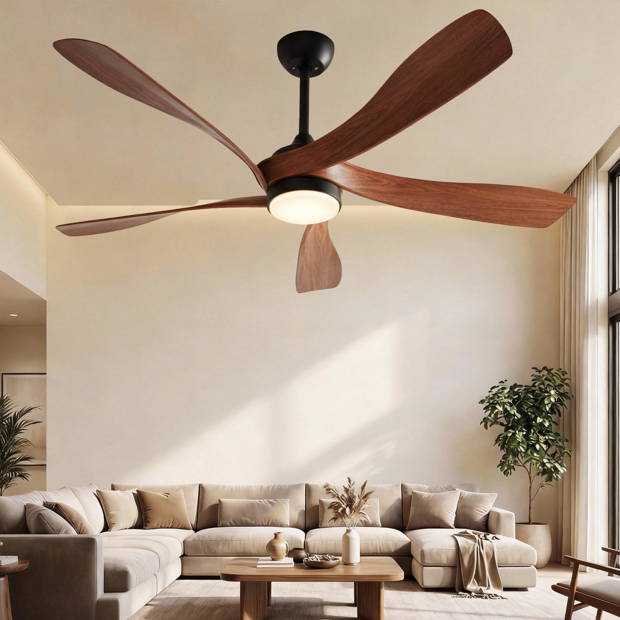 52 Inch Ceiling Fan with Light by HouseOfZazla