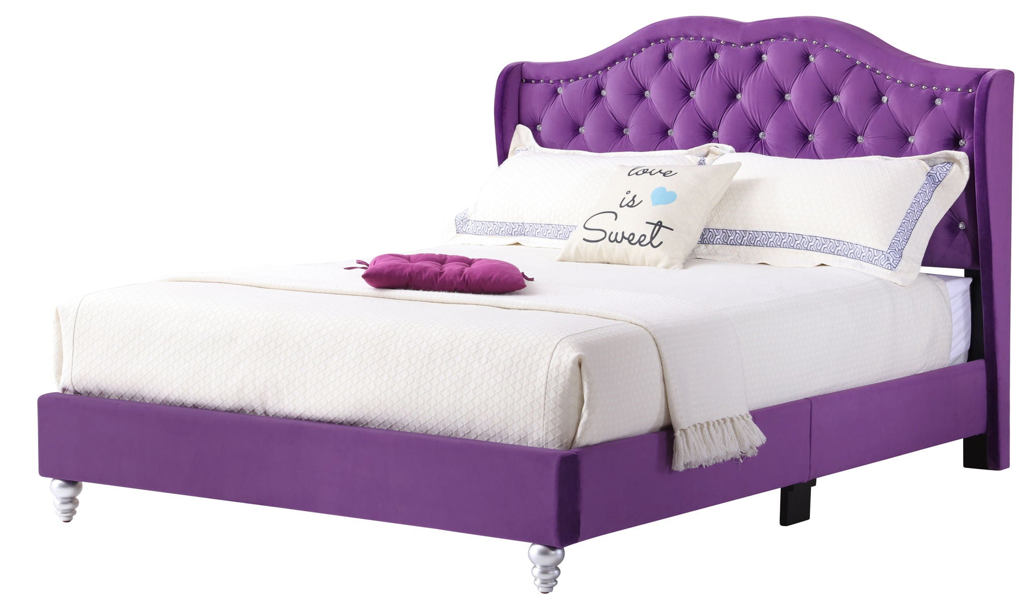 Upholstered Bed Transitional by Unique Piece Furniture