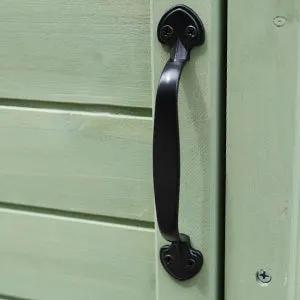 Outdoor Wooden Storage Shed with Lockable Door by HouseOfZazla