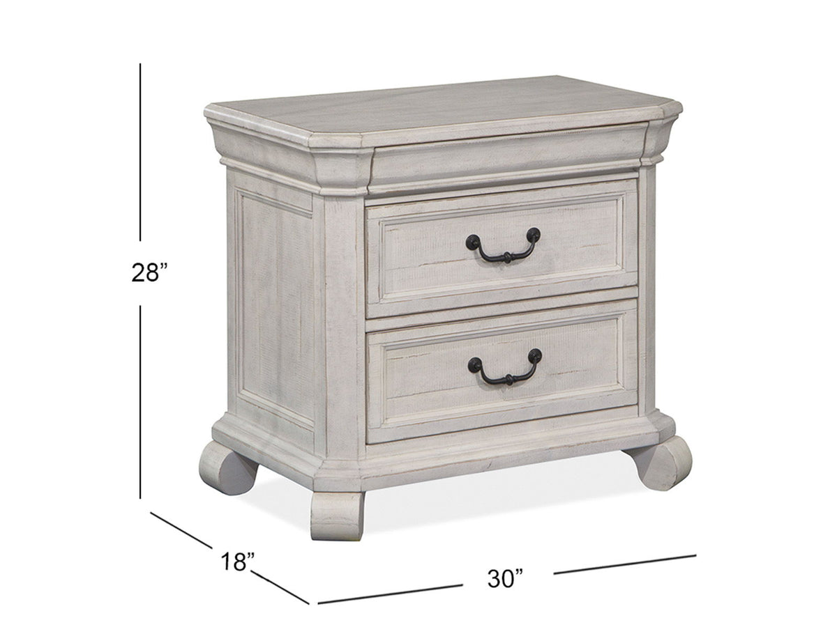 Bronwyn - Drawer Nightstand - Alabaster, photo 5 of 6