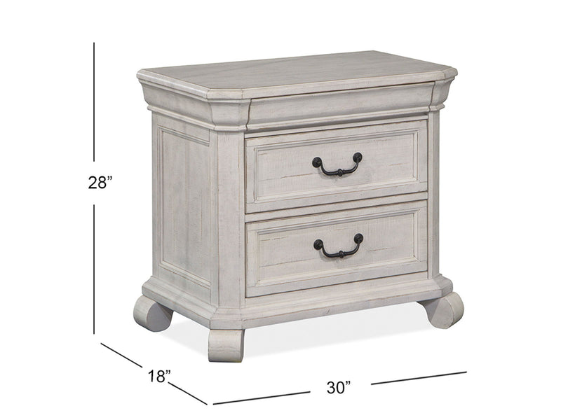 Bronwyn - Drawer Nightstand - Alabaster, photo 5 of 6