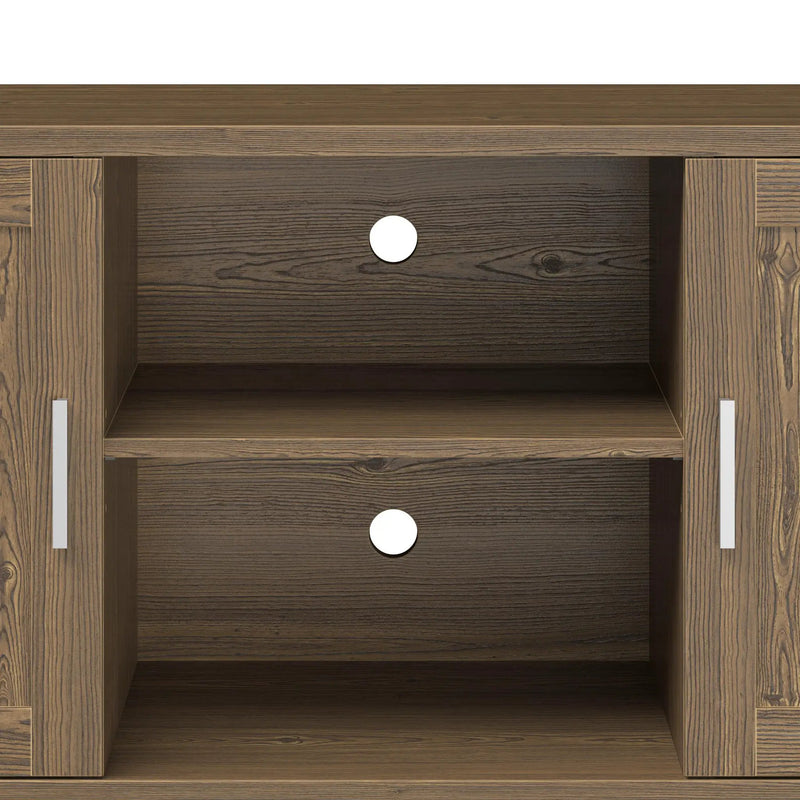 Modern 60 Inch TV Stand in Classic Walnut Finish by HouseOfZazla