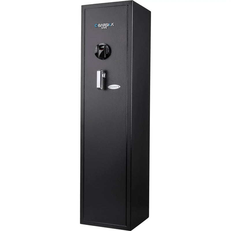4.33 Cu Ft Biometric Keypad Rifle Safe - Black by HouseOfZazla