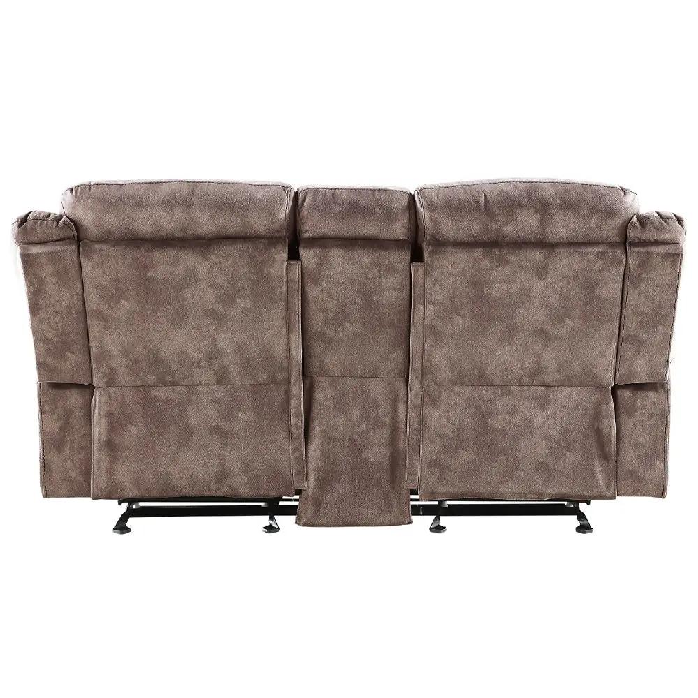 Zubaida - Loveseat w/USB Dock & Console (Glider & Motion) by Unique Piece Furniture