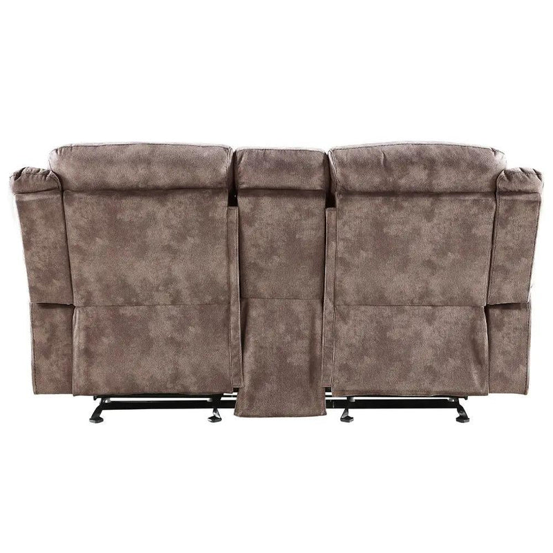 Zubaida - Loveseat w/USB Dock & Console (Glider & Motion) by Unique Piece Furniture
