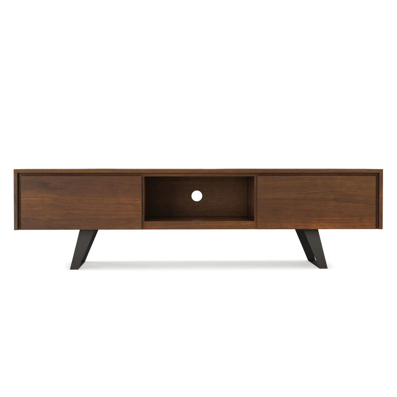 Lowry - Handcrafted TV Media Stand - Walnut, photo 7 of 7