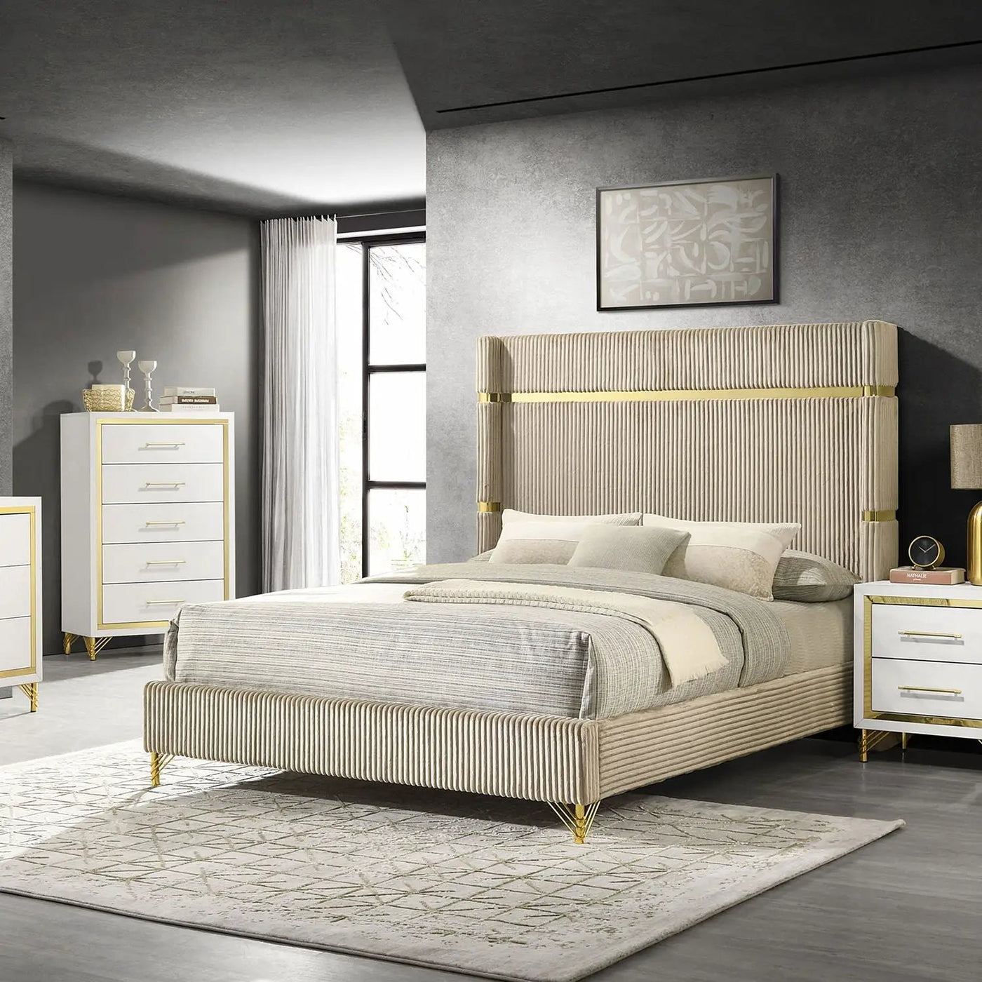 Malcolm - Wingback Bed by HouseOfZazla